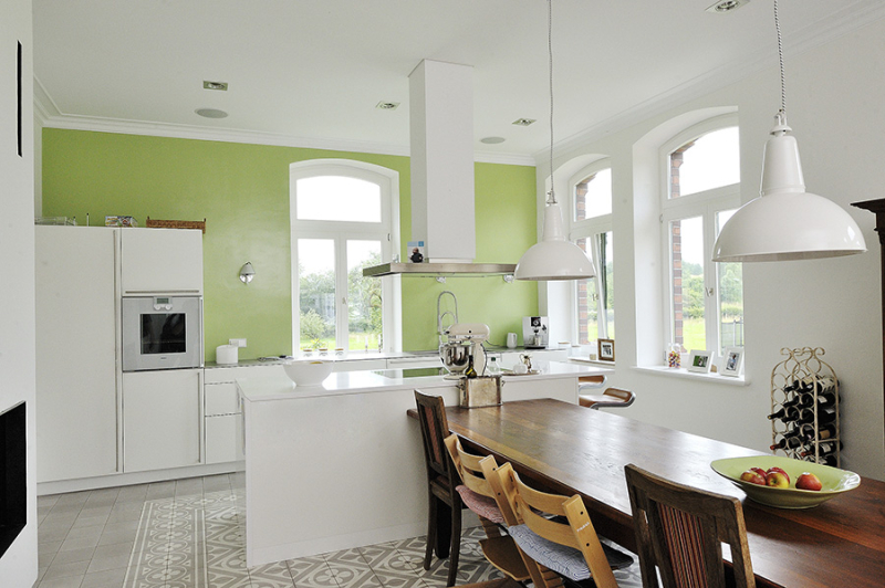 Küchengestaltung auf einem alten Gutshof